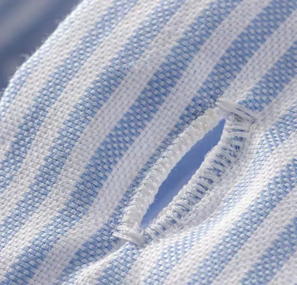 Hand-sewn buttonhole
