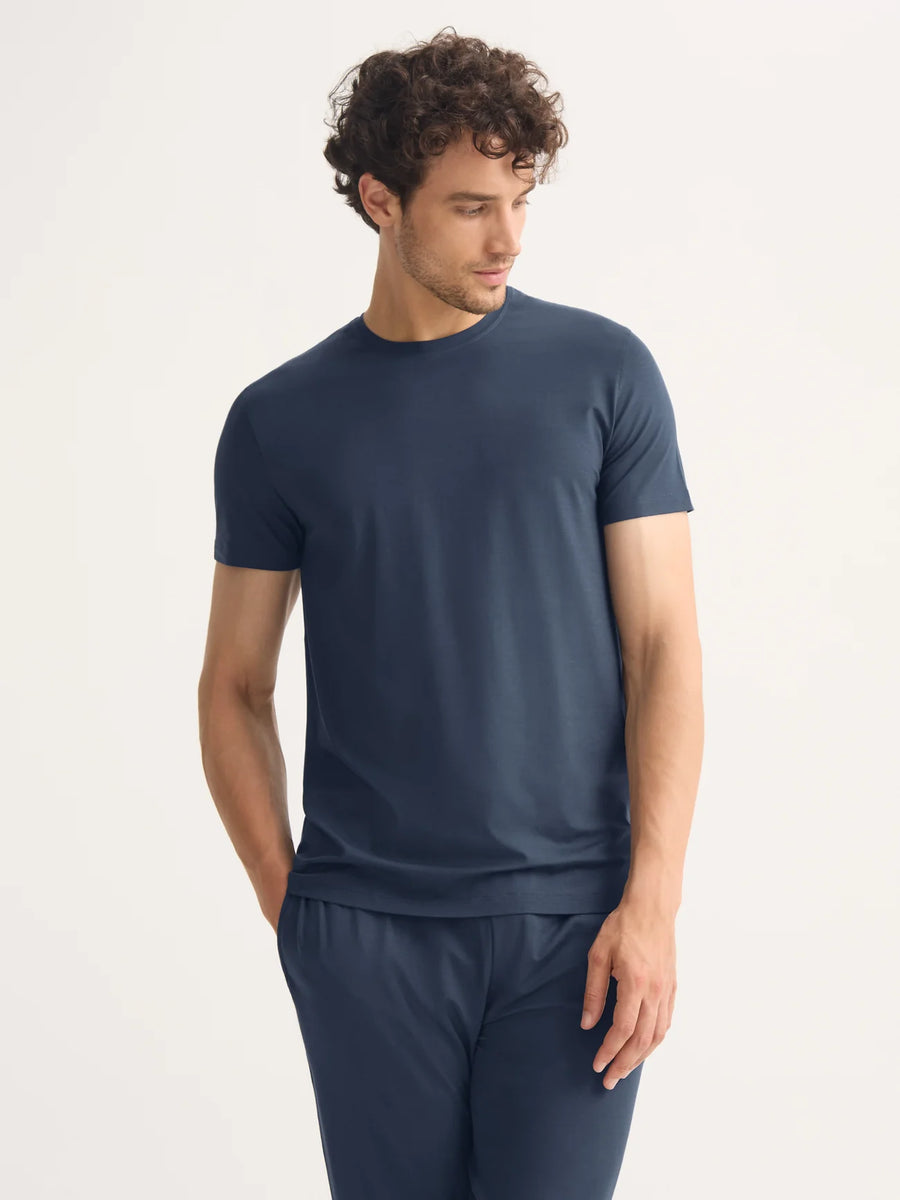 Black Derek Rose Crew Neck Tee