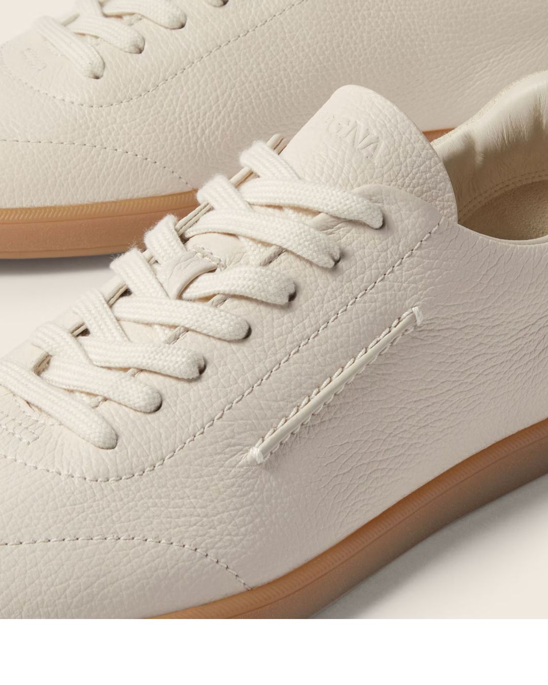 Zegna 232 Road sneaker in deerskin