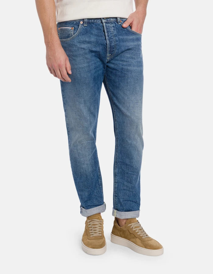 mid wash dondup jean