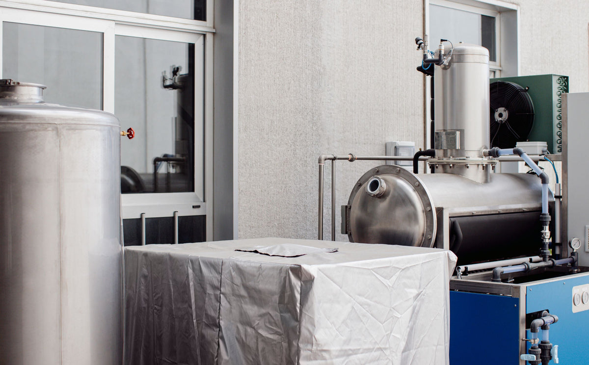 Machinery in the Barmas workshop