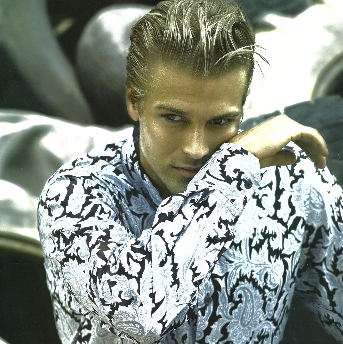 bugatchi printed shirt