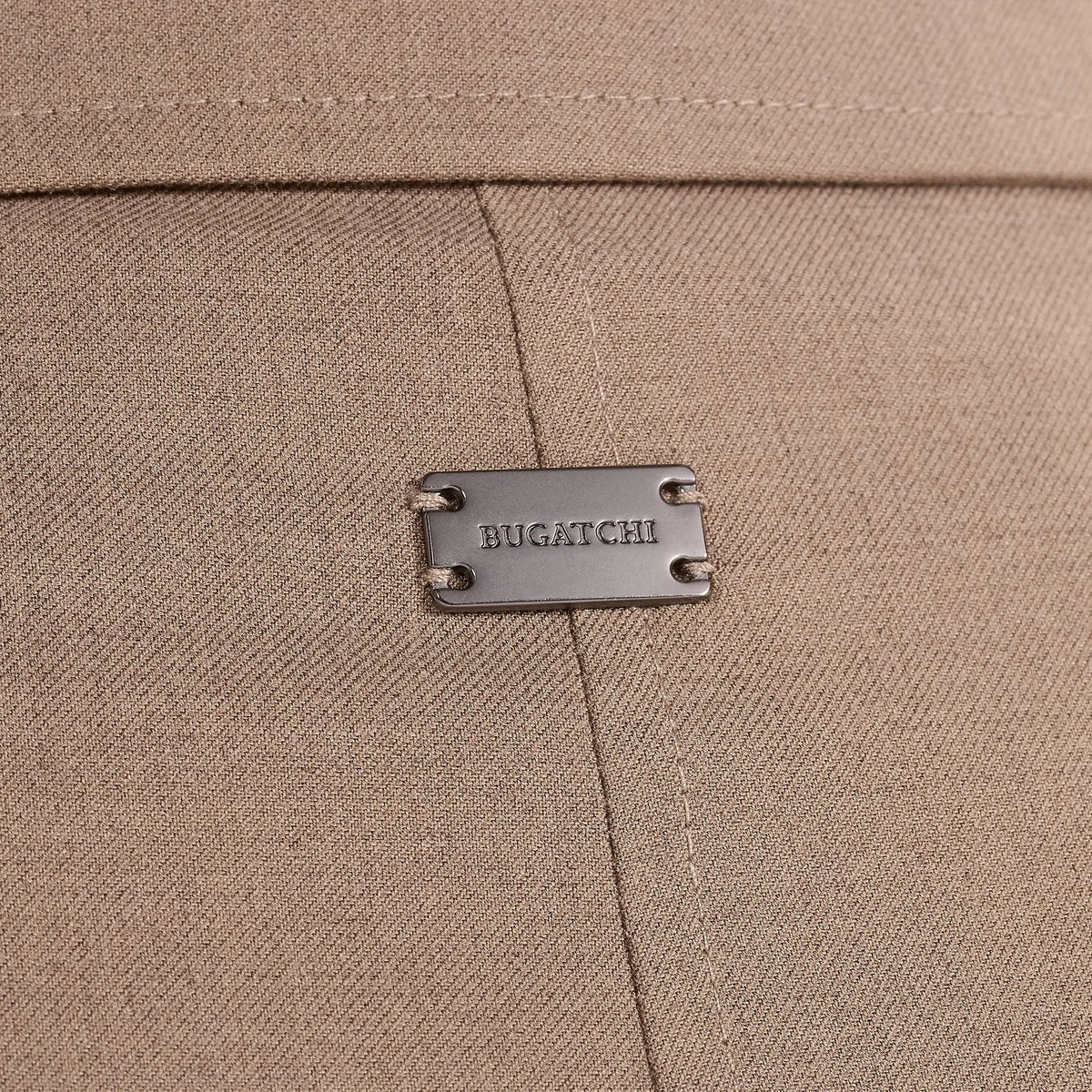 Bugatchi metal plate