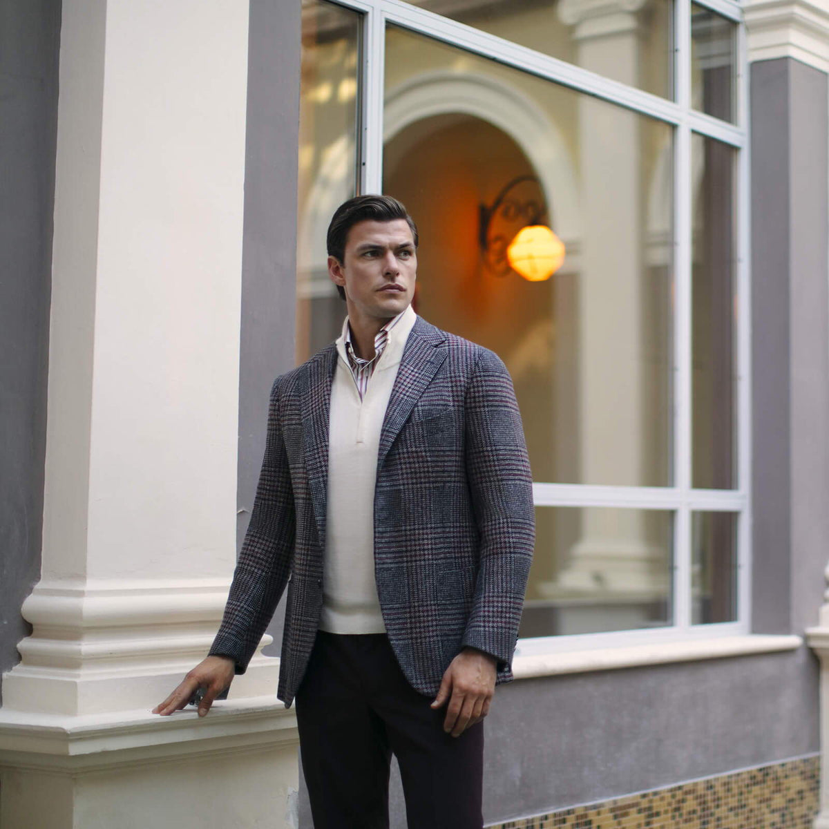 Cesare Attolini plaid jacket