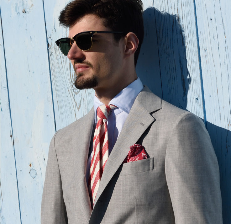 Errico formicola jacket and tie