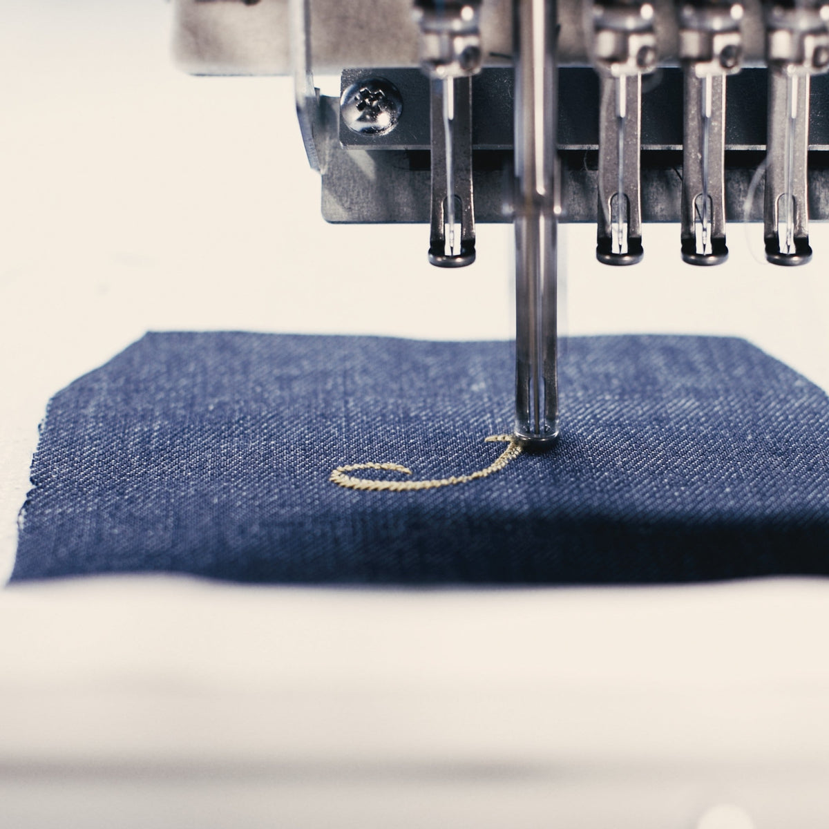 Jacob Cohen denim stitching close up