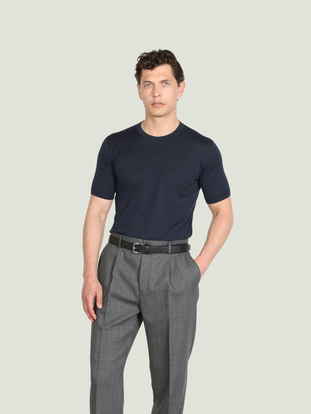 John smedley crew neck tee