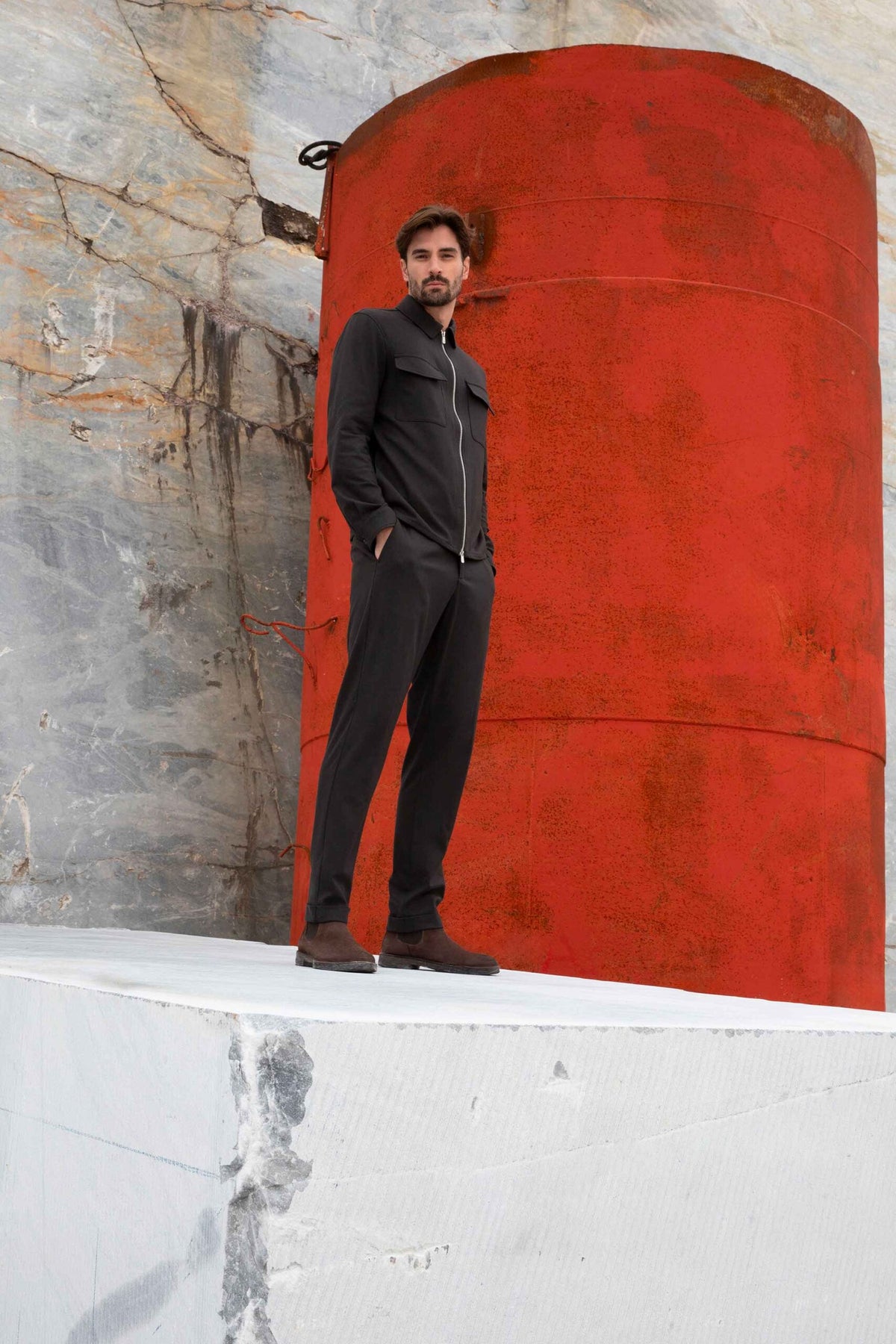 Marco pescarolo campaign look