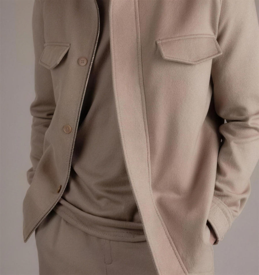 Marco Pescarolo Magnifico cashmere jacket fabric close-up